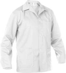 Basic Line Kurzjacke Arbeitsjacke Halle Grau/Weiß/Khaki
