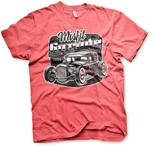 Misfit Garage T-Shirt Rod Rosa/Rot/Dunkelrot
