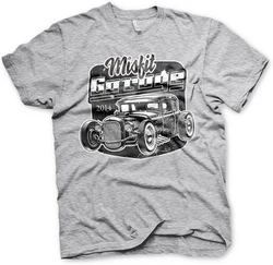 Misfit Garage T-Shirt Rod Hellgrau/Grau