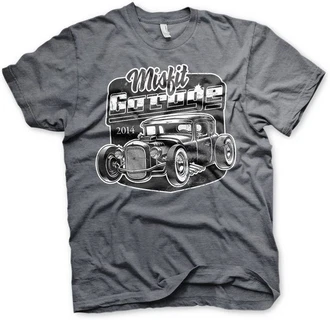 Misfit Garage T-Shirt Rod Grau/Dunkelgrau/Rot/Bordeaux Misfit Garage T-Shirt Rod Grau/Dunkelgrau/Rot/Bordeaux