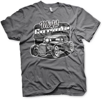 Misfit Garage T-Shirt Rod Grau/Dunkelgrau/Rot