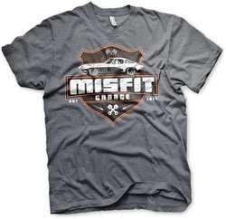 Misfit Garage T-Shirt Vette Braun/Hellgrau/Dunkelgrau/Rot/Grau