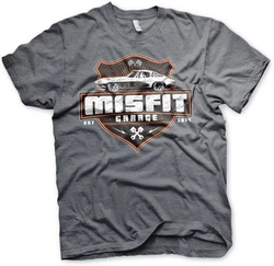 Misfit Garage T-Shirt Vette Braun/Hellgrau/Dunkelgrau/Rot/Grau