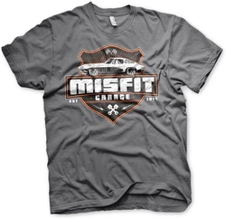 Misfit Garage T-Shirt Vette Braun/Hellgrau/Grau/Dunkelgrau