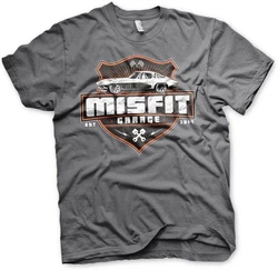 Misfit Garage T-Shirt Vette Braun/Hellgrau/Grau/Dunkelgrau