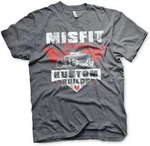 Misfit Garage T-Shirt Kustom Builds Dunkelgrau/Grau/Hellgrau/Rot/Dunkelrot