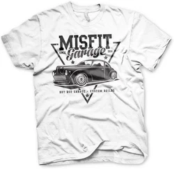 Misfit Garage T-Shirt Since 2014 Weiß/Grau/Creme