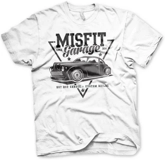Misfit Garage T-Shirt Since 2014 Weiß/Grau/Creme Misfit Garage T-Shirt Since 2014 Weiß/Grau/Creme
