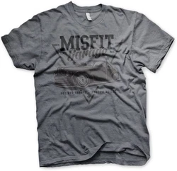 Misfit Garage T-Shirt Since 2014 Grau/Hellgrau/Mintgrün/Dunkelgrau