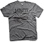 Misfit Garage T-Shirt Since 2014 Grau/Hellgrau/Dunkelgrau/Braun
