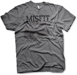 Misfit Garage T-Shirt Since 2014 Grau/Hellgrau/Dunkelgrau/Braun