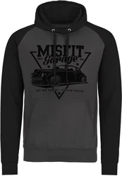 Misfit Garage Hoodie Since 2014 Grau/Mintgrün/Dunkelgrau/Schwarz
