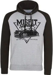 Misfit Garage Hoodie Since 2014 Grau/Mintgrün