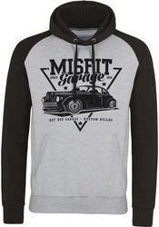 Misfit Garage Hoodie Since 2014 Grau/Mintgrün