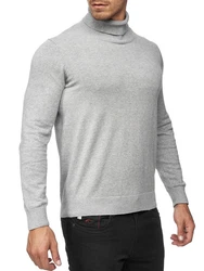 Indicode Eldo Feinstrickpullover Rollkragen Herren Grau/Dunkelgrau/Schwarz/Hellgrau
