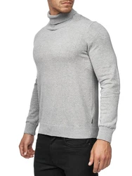Indicode Eldo Feinstrickpullover Rollkragen Herren Grau/Dunkelgrau/Schwarz/Hellgrau
