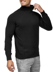 Indicode Eldo Feinstrickpullover Rollkragen Herren Dunkelgrau/Grau/Schwarz/Hellgrau