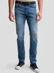 BIG STAR Tapered-fit Jeans HARPER hohe Leibhöhe Blau/Hellblau