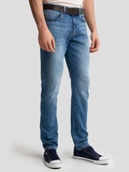 BIG STAR Tapered-fit Jeans HARPER hohe Leibhöhe Blau/Hellblau