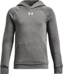Under Armour UA Rival Fleece Hoodie Dunkelgrau/Hellgrau/Rot/Grau