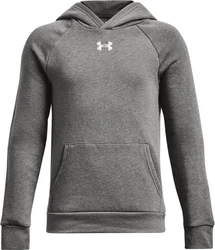Under Armour UA Rival Fleece Hoodie Dunkelgrau/Hellgrau/Rot/Grau