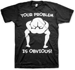 Hybris T-Shirt Your Problem Is Obvious Rosa/Grau/Schwarz/Grün