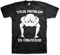 Hybris T-Shirt Your Problem Is Obvious Rosa/Grau/Schwarz/Grün