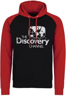 Discovery Hoodie Distressed Logo Baseball Hoodie Rot/Dunkelrot Discovery Hoodie Distressed Logo Baseball Hoodie Rot/Dunkelrot