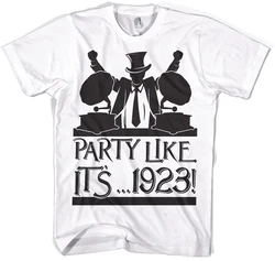 Hybris T-Shirt Party Like It 1923 Weiß/Grau