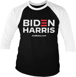 T-Shirt Biden Harris Baseball 3/4 Sleeve Tee