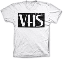 Hybris T-Shirt Distressed Vhs Weiß