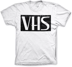 Hybris T-Shirt Distressed Vhs Weiß