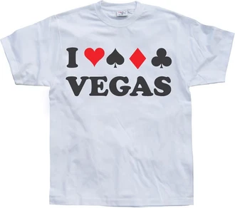 Hybris T-Shirt I Play Vegas Gold
