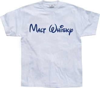 Hybris T-Shirt Malt Whisky Weiß