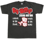 Hybris T-Shirt Big Willys Casino And Bar Grau/Blau/Schwarz/Lila/Braun/Rot