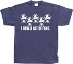 Hybris T-Shirt I Have A Lot Of Fans Blau/Dunkelblau/Hellblau/Lila