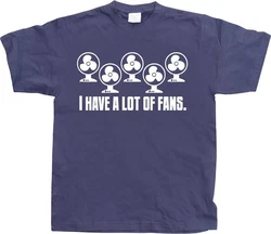 Hybris T-Shirt I Have A Lot Of Fans Blau/Dunkelblau/Hellblau/Lila