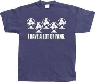 Hybris T-Shirt I Have A Lot Of Fans Blau/Dunkelblau/Hellblau/Lila Hybris T-Shirt I Have A Lot Of Fans Blau/Dunkelblau/Hellblau/Lila