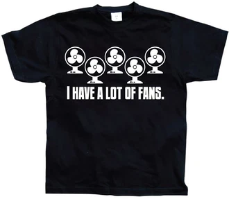 Hybris T-Shirt I Have A Lot Of Fans Schwarz/Dunkelblau/Silber Hybris T-Shirt I Have A Lot Of Fans Schwarz/Dunkelblau/Silber