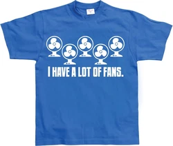 Hybris T-Shirt I Have A Lot Of Fans Hellblau/Blau