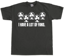 Hybris T-Shirt I Have A Lot Of Fans Schwarz/Dunkelgrau/Gold/Mintgrün