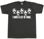 Hybris T-Shirt I Have A Lot Of Fans Schwarz/Dunkelgrau/Gold/Mintgrün