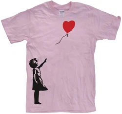 Hybris T-Shirt Girl With Balloon Rosa
