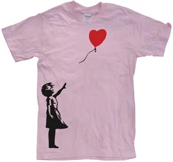 Hybris T-Shirt Girl With Balloon Rosa