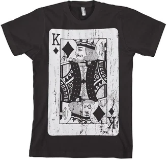 Hybris T-Shirt King Of Cards Schwarz/Dunkelgrau/Bordeaux/Grau