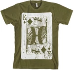 Hybris T-Shirt King Of Cards Dunkelgrün