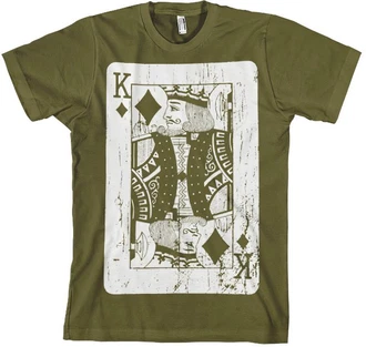 Hybris T-Shirt King Of Cards Dunkelgrün Hybris T-Shirt King Of Cards Dunkelgrün