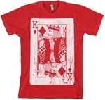 Hybris T-Shirt King Of Cards Rot/Dunkelrot