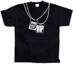Hybris T-Shirt VIP Pass Dunkelblau/Schwarz/Braun