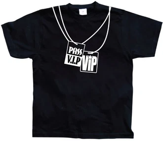 Hybris T-Shirt VIP Pass Dunkelblau/Schwarz/Braun Hybris T-Shirt VIP Pass Dunkelblau/Schwarz/Braun